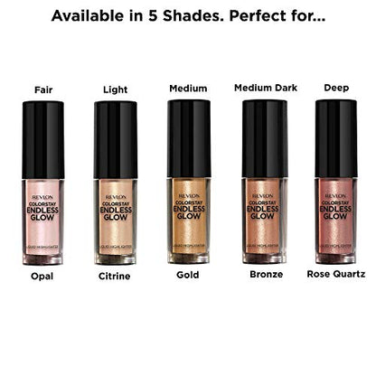 Revlon ColorStay ENDLESS GLOW Liquid Highlighter, Citrine  .28 fl oz