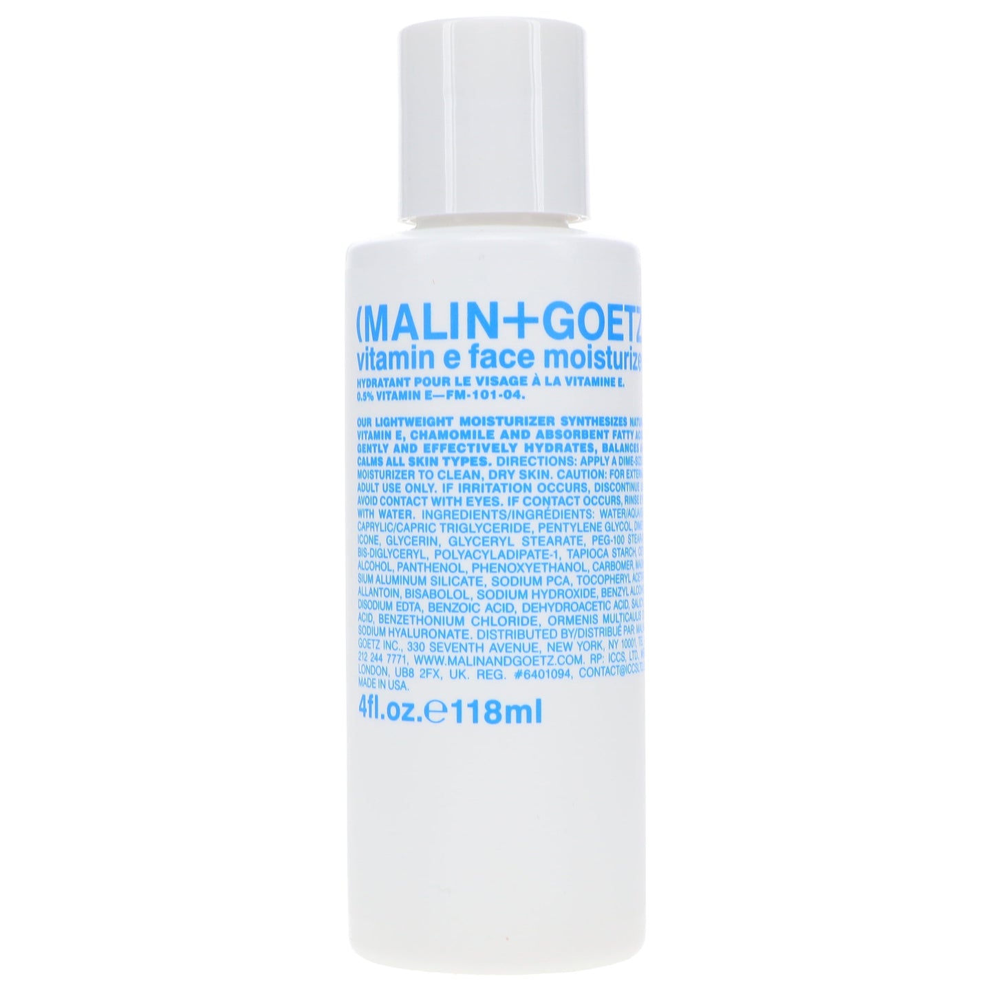 Malin+Goetz Vitamin E Face Moisturizer 4 oz