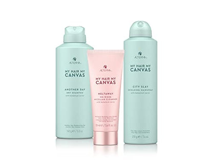 Alterna My Hair My Canvas Meltaway No-Rinse Micellar Cleanser 3.4 Fl Oz | Vegan | Fast Drying Creme-to-Powder Cleanser, Absorbs Oil & Sweat for Shower Clean Hair | Peta Tested, 3.4 fl. oz.