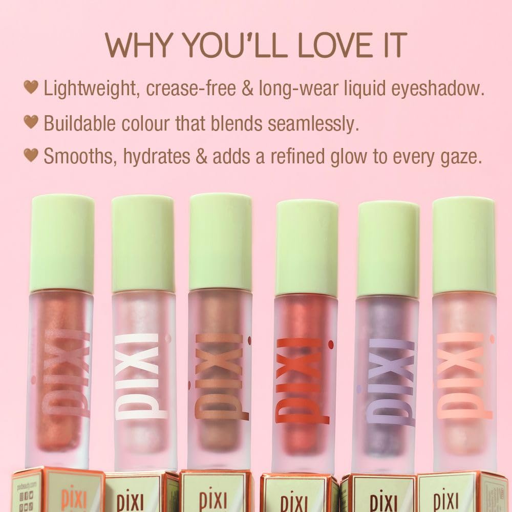 Pixi by Petra EyeLift Max Liquid Shadow - Olive 0442 - 0.12 oz.