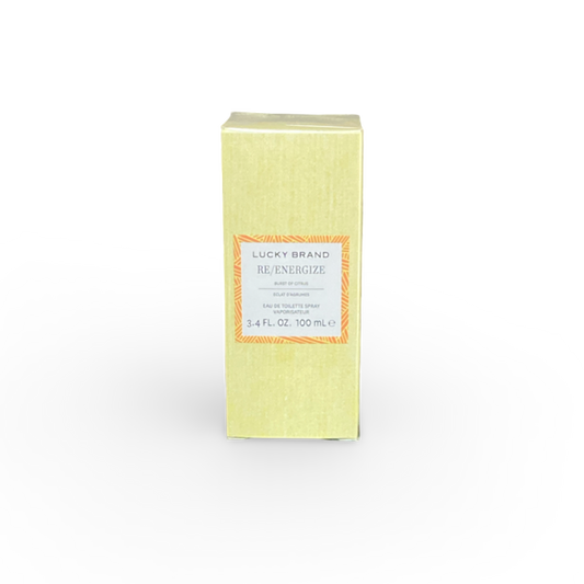 Lucky Brand RE/ENERGIZE  Burst of Citrus Eau de Toilette 3.4 Oz