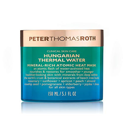 Peter Thomas Roth HUNGARIAN THERMAL WATER Mineral-Rich Atomic Heat Mask, Nourishes and Restores for Younger  Healthier Looking Skin  5.1 fl oz 5 fl oz