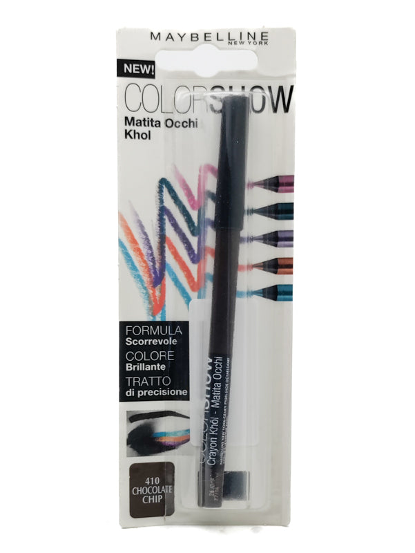Maybelline COLOR SHOW Matita Occhi Khol (eye pencil) , 410 Chocolate Chip , Italian Package