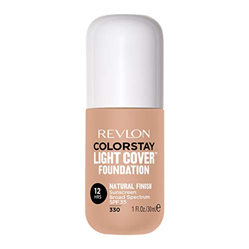 Revlon COLORSTAY Light Cover Foundation, 330 Natural Tan  1 fl oz