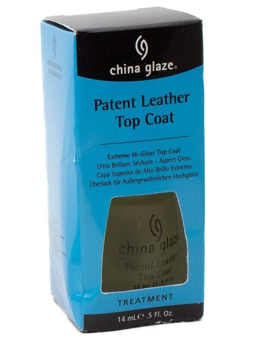 china glaze PATENT LEATHER Extreme Hi-Gloss Top Coat  .5 fl oz