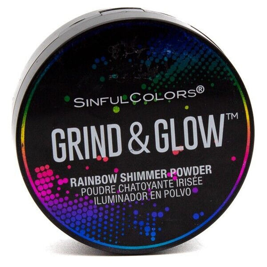Sinful Colors GRIND & GLOW Rainbow Shimmer Powder 3018 Fanstasy Reverie .17oz