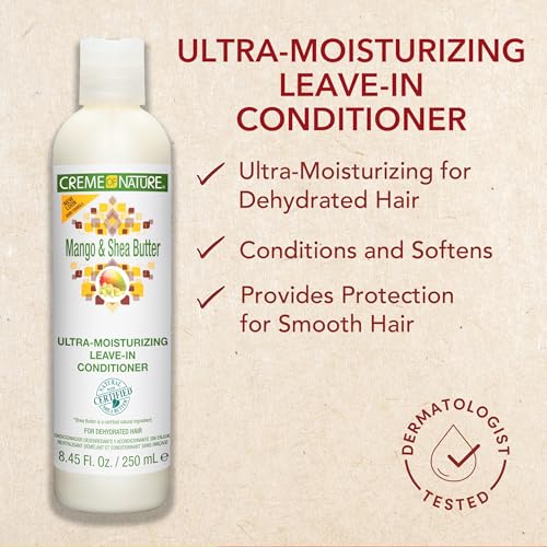 Creme of Nature Mango & Shea Butter, Ultra Moisturizing for Dry Dehydrated