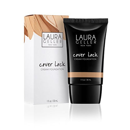 Laura Geller COVER LOCK  Deep Cream Foundation  1 fl oz