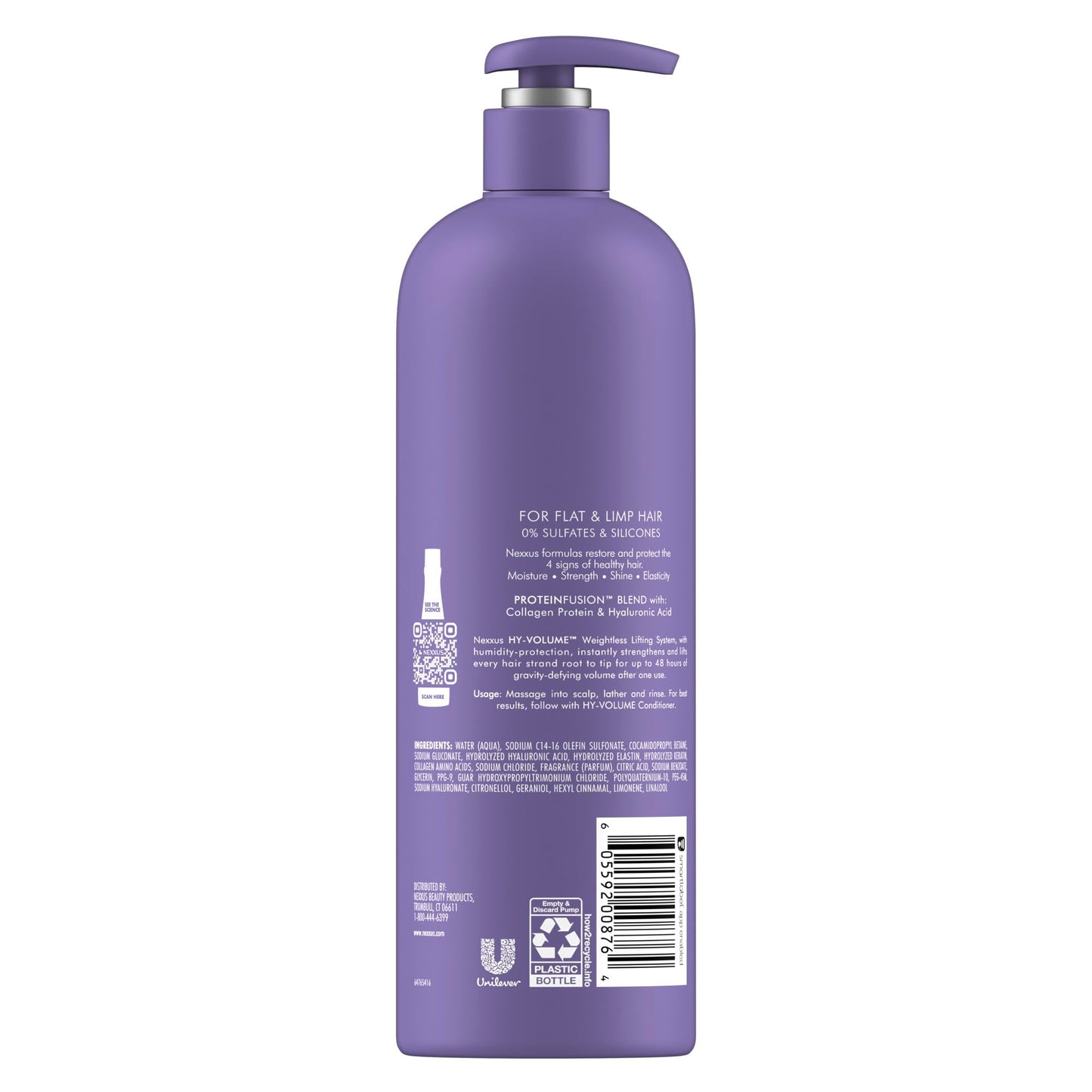 Nexxus Hy-Volume Shampoo for Flat and Limp Hair, 16.5 fl oz