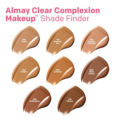 Almay CLEAN COMPLEXION Makeup,  705 Toast  1 fl oz