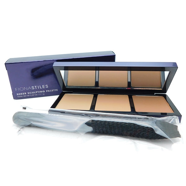 Fiona Stiles Sheer Sculpting Palette Medium/Dark with Applicator .39 Oz.