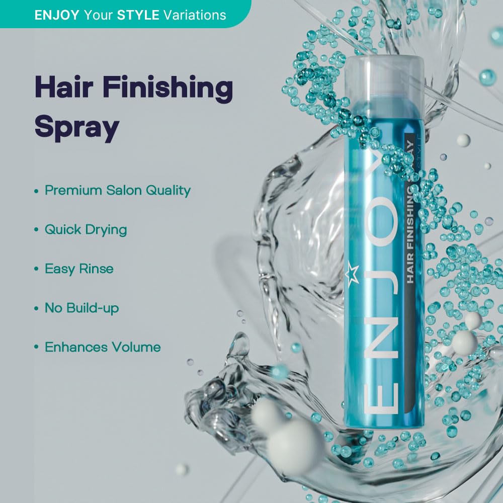 Enjoy STYLE Hair Finishing Spray, Light to Medium Buildable Hold  10oz