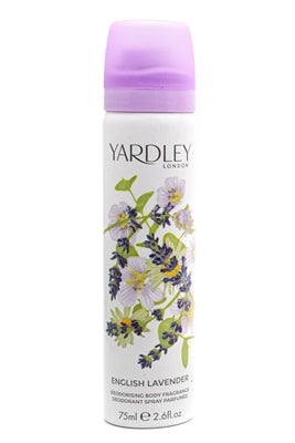 Yardley London ENGLISH LAVENDER Deodorising Body Fragrance Spray  2.6 fl oz