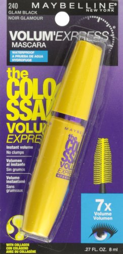 Maybelline The Colossal Volum' Express Mascara 240 Glam Black .31 Fl Oz.
