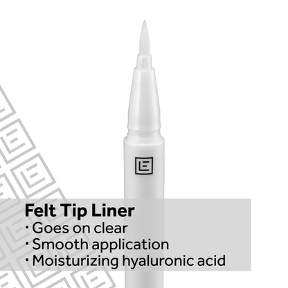 Eylure Line & Lash Felt Tip Adhesive Pen for False Eyelashes, Clear, 0.7 ml