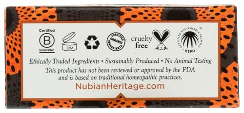 Nubian Heritage, Soap African Black Facial Bar, 3.5 Ounce
