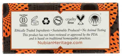 Nubian Heritage, Soap African Black Facial Bar, 3.5 Ounce