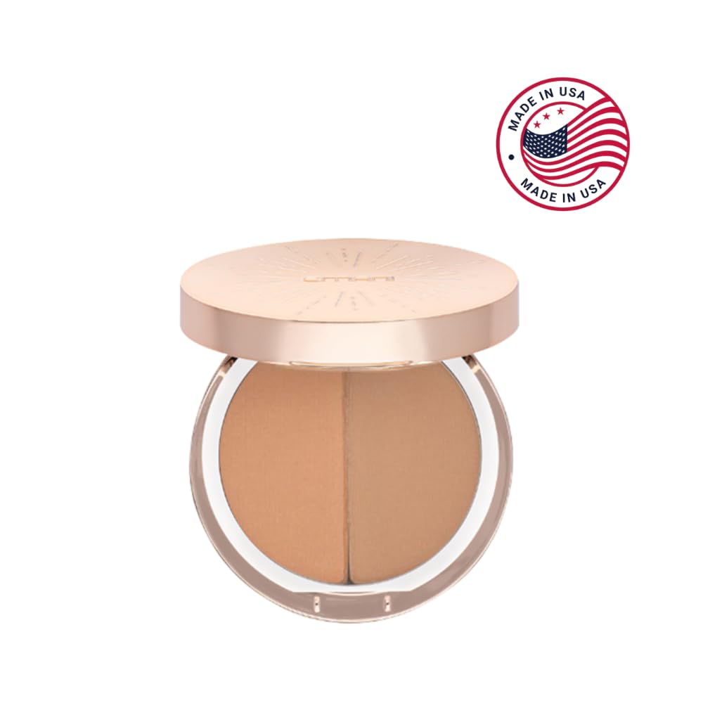 Emani Blush & Bronzer - Natural Mineral Pressed Bronzer for Face - Radiant Skin Blush for Sun Kissed Glow, All Skin Types including Sensitive Skin, Copacabana