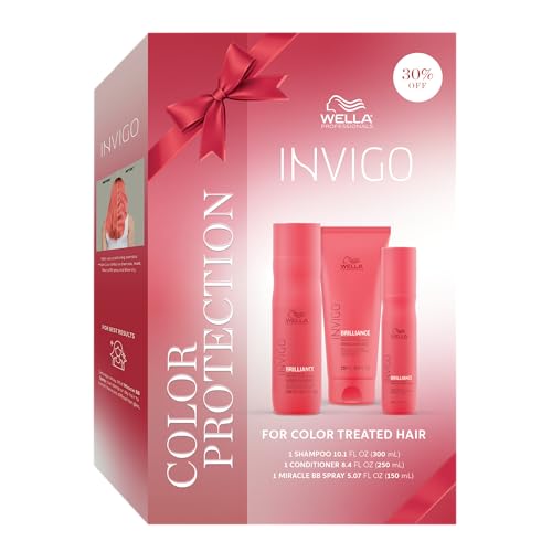 Wella Professionals INVIGO Brilliance, COLOR PROTECTION KIT, for Color Treated Hair