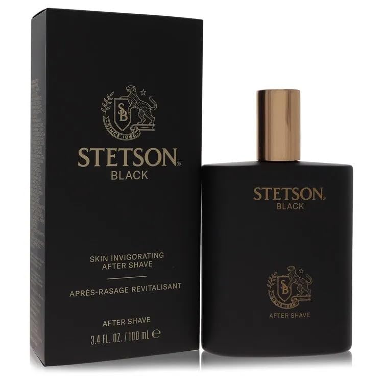 Stetson Black After Shave – Bold & Masculine Scent -3oz for Men