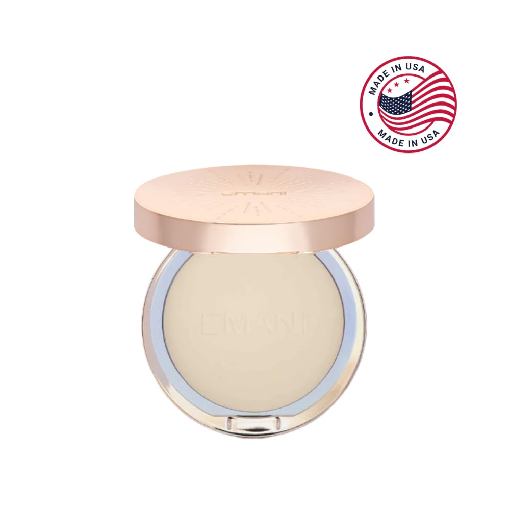 EMANI Vegan Cosmetics Flawless Matte Foundation, 1001 Nude Beige, 0.42 Ounce 'Made in USA' 