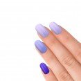 Elegant Touch Express 3 Minute Manicure, Plum Ombre: 24 Pre-Glued Nails 10 Sizes, Prep Wipe, Nail File