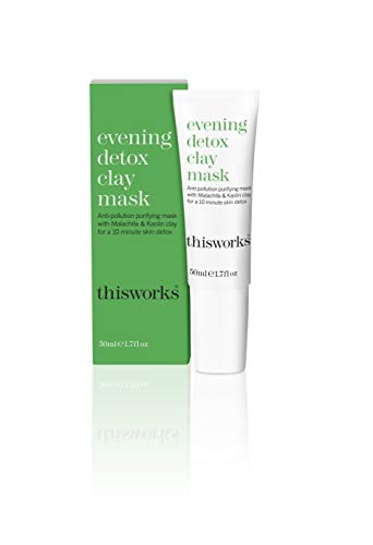this works* EVENING DETOX Clay Mask   1.7 fl oz