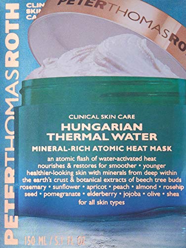 Peter Thomas Roth HUNGARIAN THERMAL WATER Mineral-Rich Atomic Heat Mask, Nourishes and Restores for Younger  Healthier Looking Skin  5.1 fl oz 5 fl oz