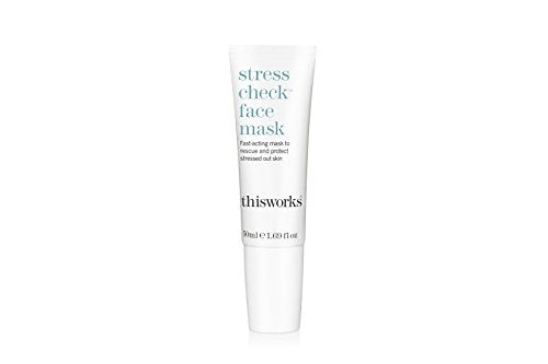 this works*STRESS CHECK Face Mask, Minimize Redeness   1.69 fl oz