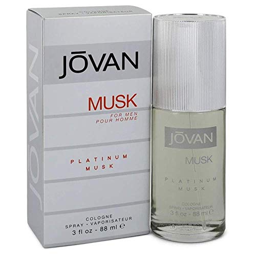 Jovan Jovan Platinum Musk Men EDC Spray 3 oz