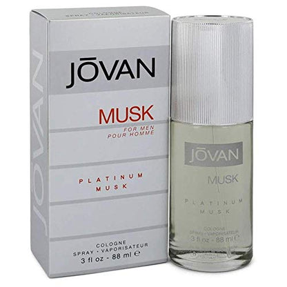 Jovan Jovan Platinum Musk Men EDC Spray 3 oz