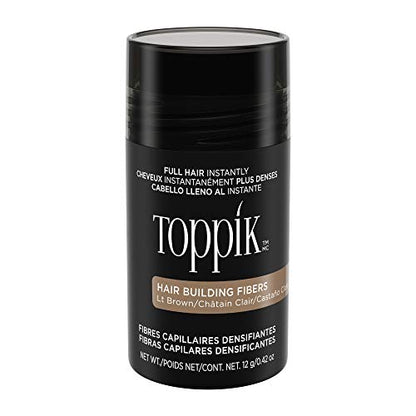 Toppik Hair Building Fibers, Lt Brown  .42oz