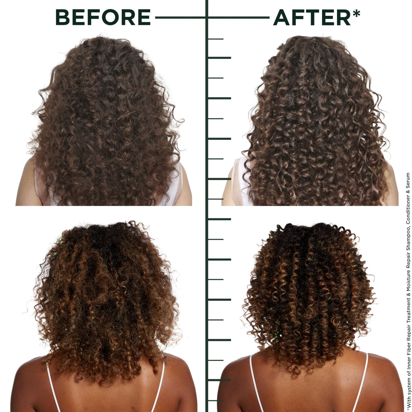 Garnier Fructis Hair Filler Hyaluronic Acid Repair Gel Cream Scalp Care, Wavy Hair 5.1 fl oz
