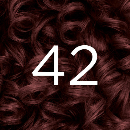 L'Oreal Paris Feria Shimmering Permanent Hair Color, 42 Burgundy Blush (Deep Reddish Brown), Unisex, 1 Kit