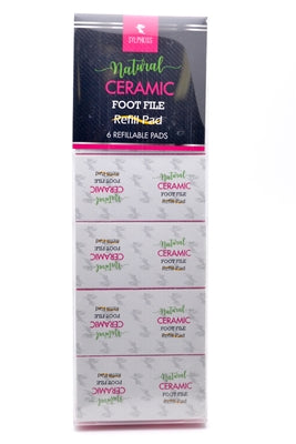 Sylphkiss 6 REFILL pads for Sylphkiss Natural Ceramic Foot File