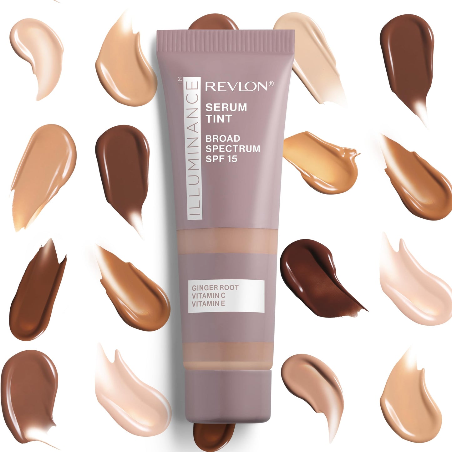 Revlon Illuminance Serum Tint, Liquid Foundation, Light Buildable Coverage, 517 Amber, 0.94 fl oz