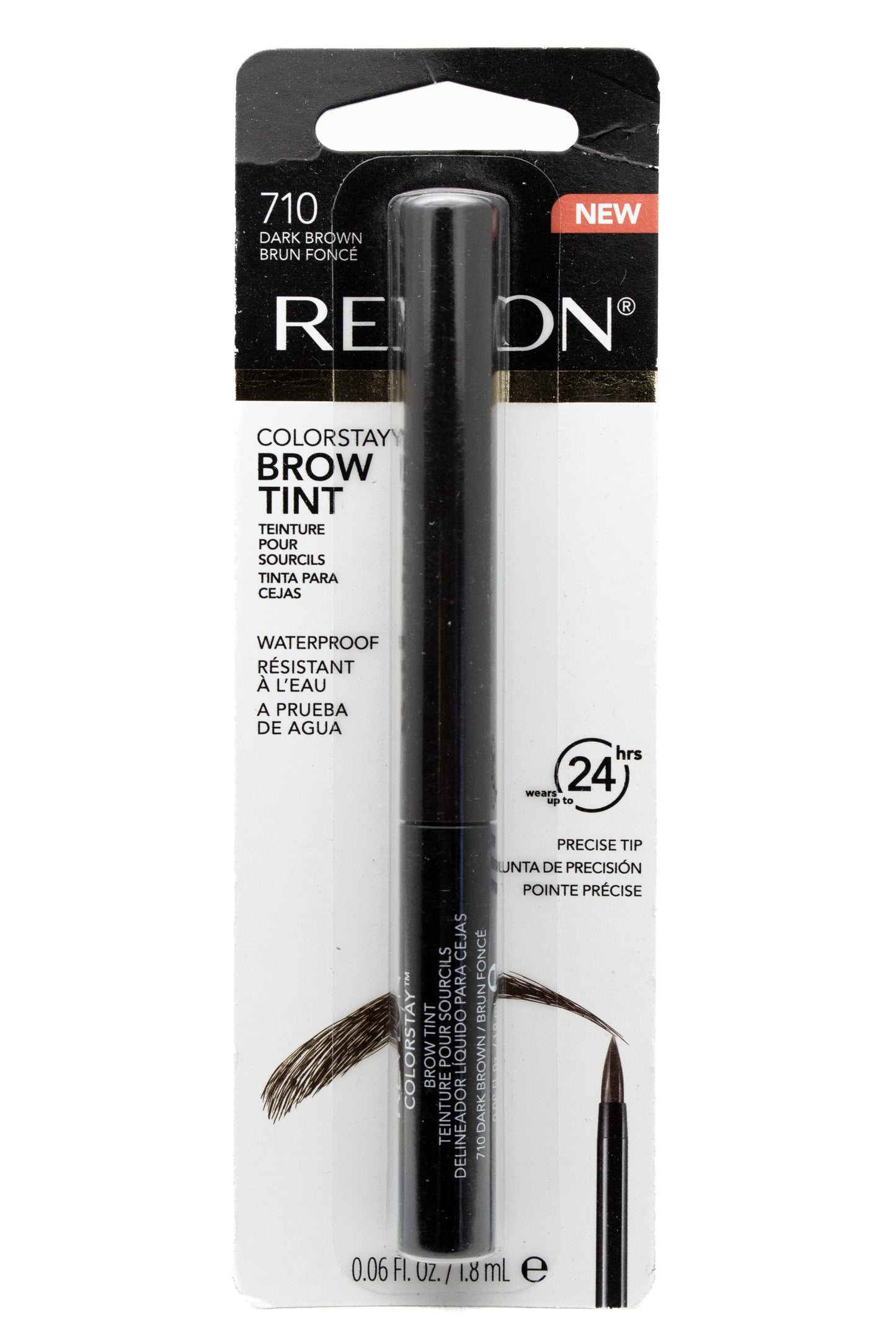 Revlon COLORSTAY Brow Tint, 710 Dark Brown  .06 fl oz