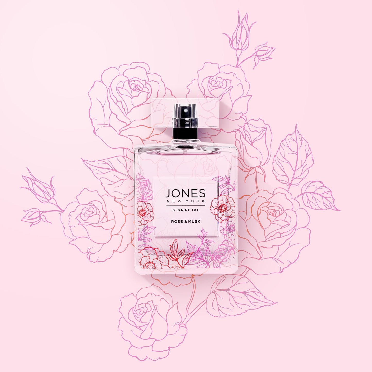 Rose & Musk by Jones New York, 3.4 oz EDP Spray for Women