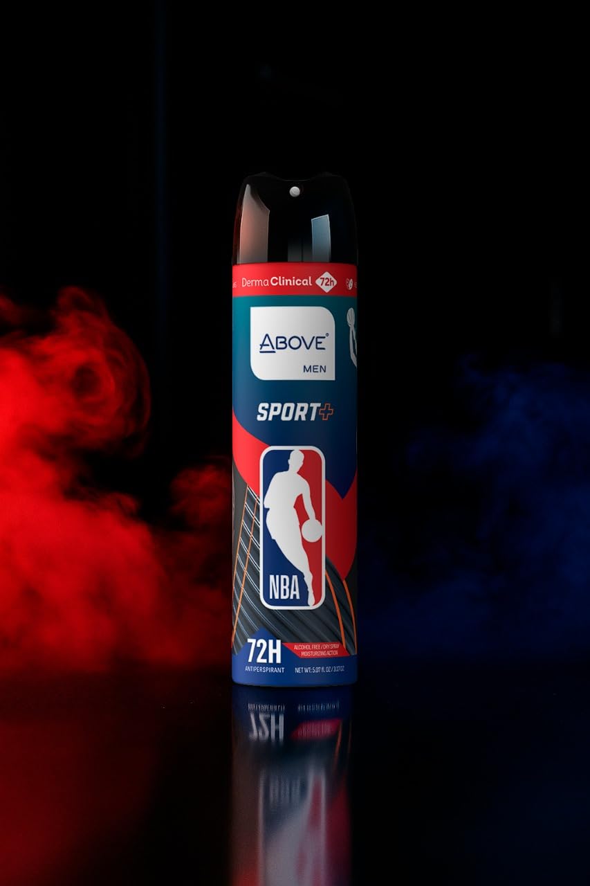 ABOVE NBA MEN SPORT PLUS ANTIPERSPIRANT DEODORANT 72H SPRAY