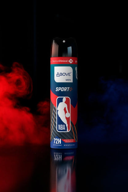ABOVE NBA MEN SPORT PLUS ANTIPERSPIRANT DEODORANT 72H SPRAY