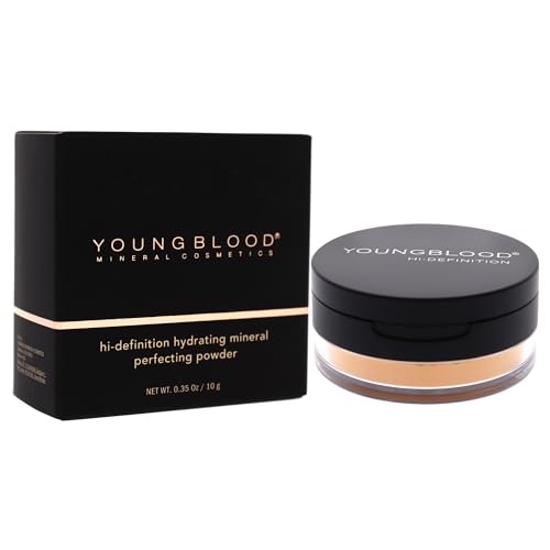 Youngblood Clean Luxury Cosmetics Hi-Def Hydrating Loose Powder | Shine Control Matte Translucent Finishing Setting Powder Blur Effect HD Perfecting Baking | Vegan, Cruelty Free, Paraben