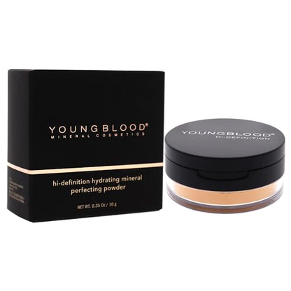 Youngblood Clean Luxury Cosmetics Hi-Def Hydrating Loose Powder | Shine Control Matte Translucent Finishing Setting Powder Blur Effect HD Perfecting Baking | Vegan, Cruelty Free, Paraben
