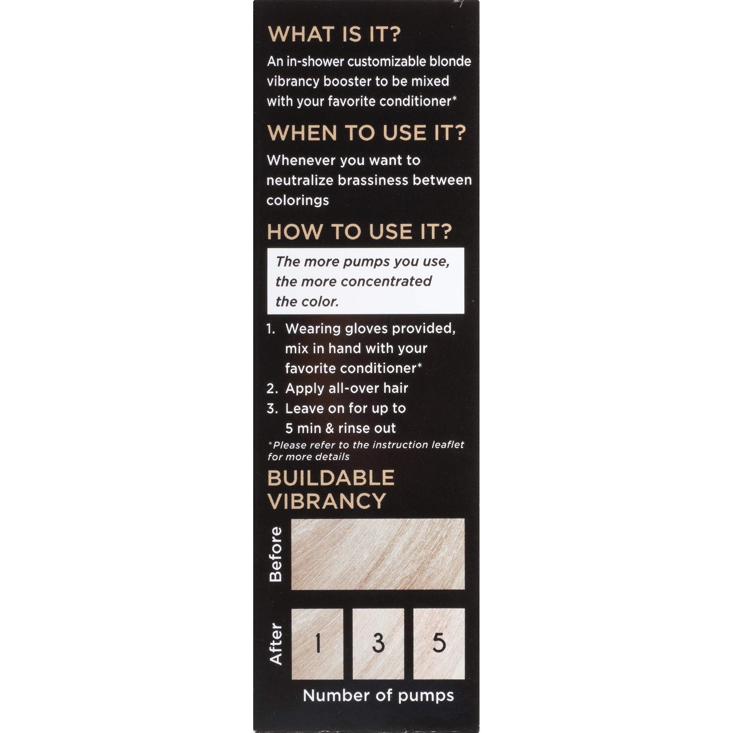 Schwarzkopf Color Boost Color Vibrancy Booster, Golden, 1 fl oz