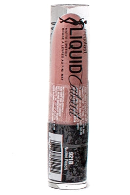 wet n wild Megalast LIQUID CATSUIT High Shine Lipstick, 921B Nudist Peach  .2oz