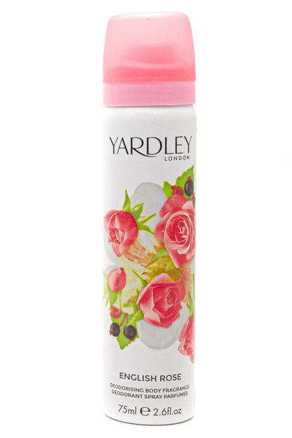 Yardley London for Women Deodorant Body Spray English Rose 2.6 Oz