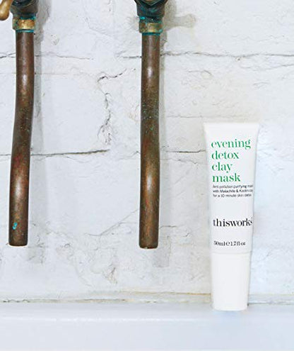 this works* EVENING DETOX Clay Mask   1.7 fl oz