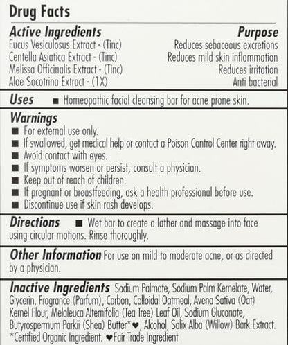 Nubian Heritage, Soap African Black Facial Bar, 3.5 Ounce