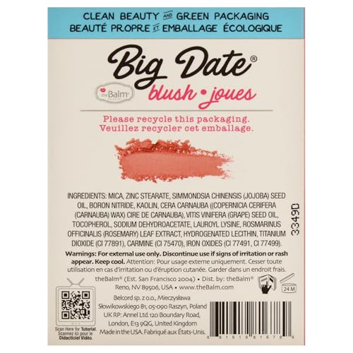 The Balm Big Date Powder Blush
