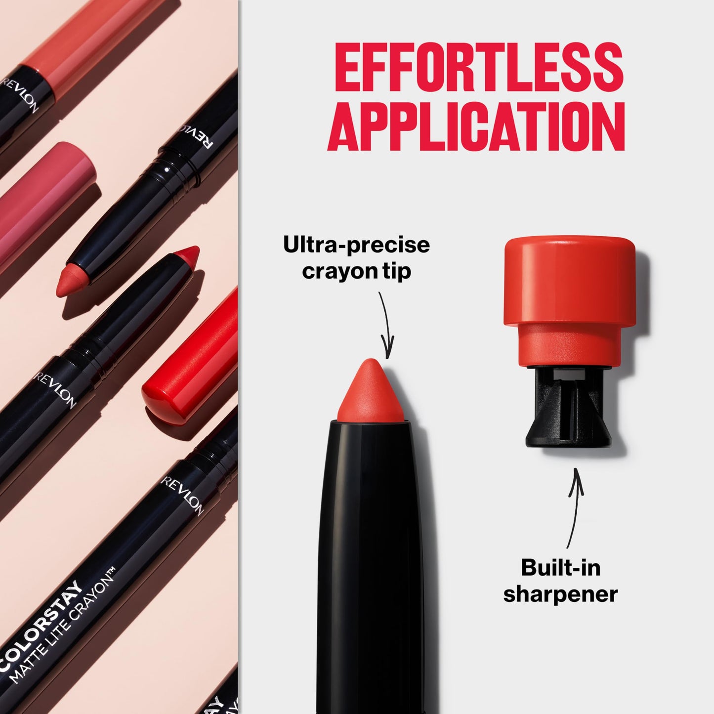 Revlon ColorStay Matte Lite Crayon Lightweight Lipstick, 004 Take Flight