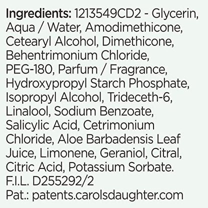Carol’s Daughter Wash Day Delight Detangling Jelly-To-Cream Conditioner with Glycerin and Aloe, Paraben-Free for Moisture, Hydration and Shine, Moisturizing, Curly Hair, 20 Oz